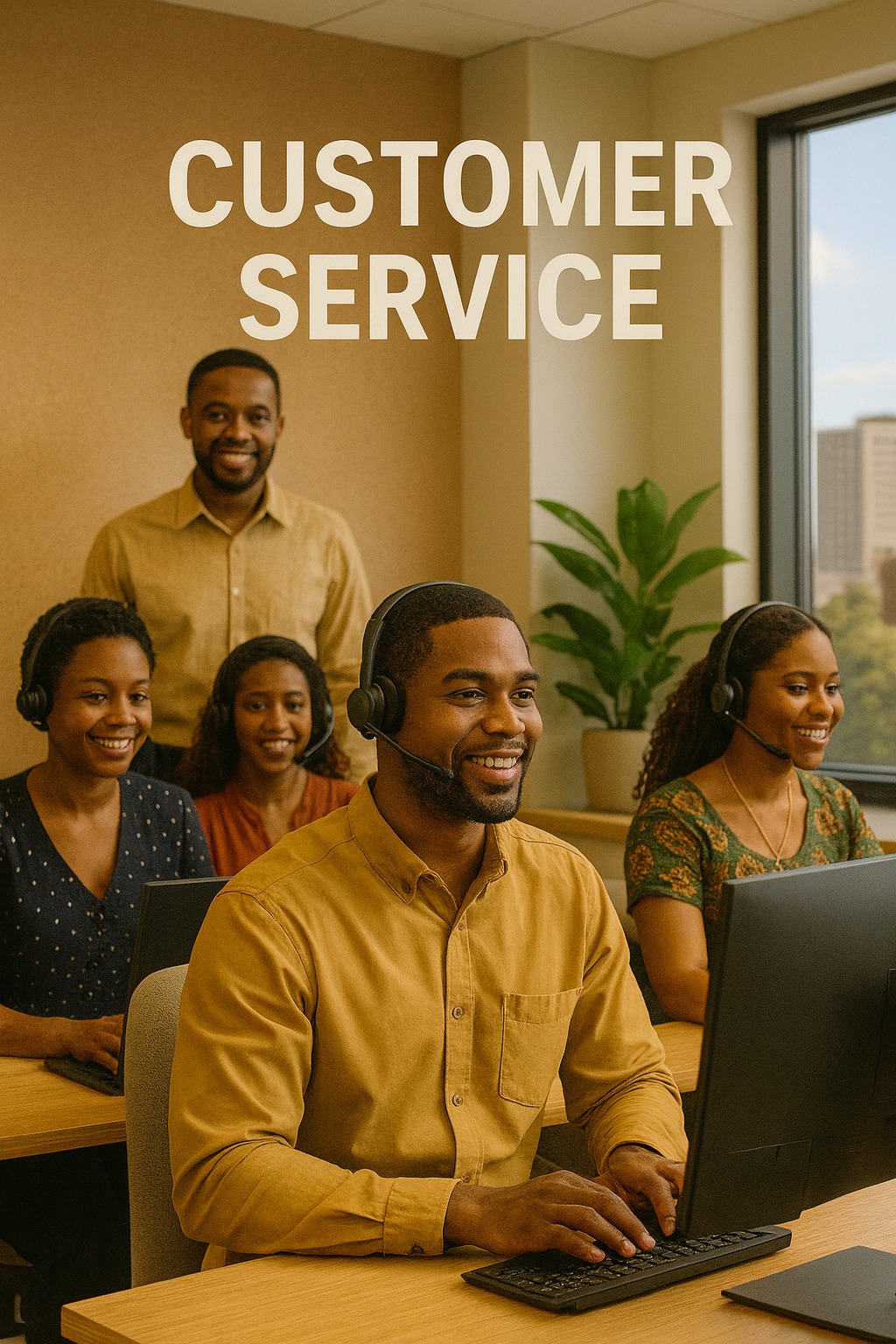 Customer service team