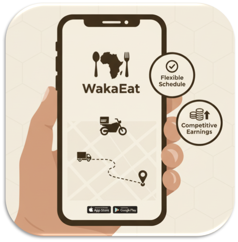 WakaEat Rider App